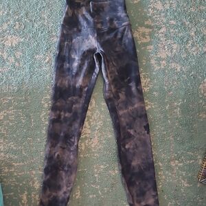 Tie-Dye High-Waisted Leggings Lululemon Size 2